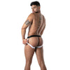 Weißer Mikrofaser Jock mit seidiger Mon Amour Optik von TOF Paris – Ansicht 3