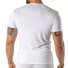 Weißes Mon Amour Mikrofaser T-Shirt im Premium Designer Stil von TOF Paris – Ansicht 5