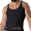 Schwarzes Mon Amour Microfiber-Tank-Top von TOF Paris – Ansicht 5