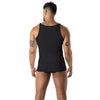 Schwarzes Mon Amour Microfiber-Tank-Top von TOF Paris – Ansicht 2