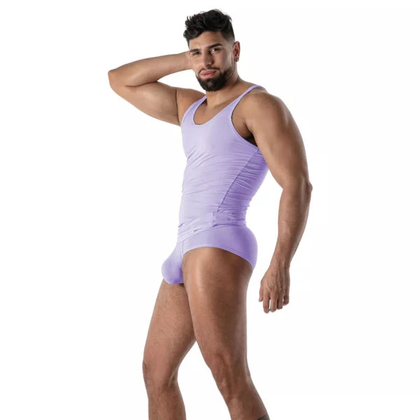 Lila Mon Amour Microfiber-Tank-Top von TOF Paris – Ansicht 4