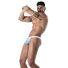 Blauer Microfiber-String Mon Amour von TOF Paris – Ansicht 2