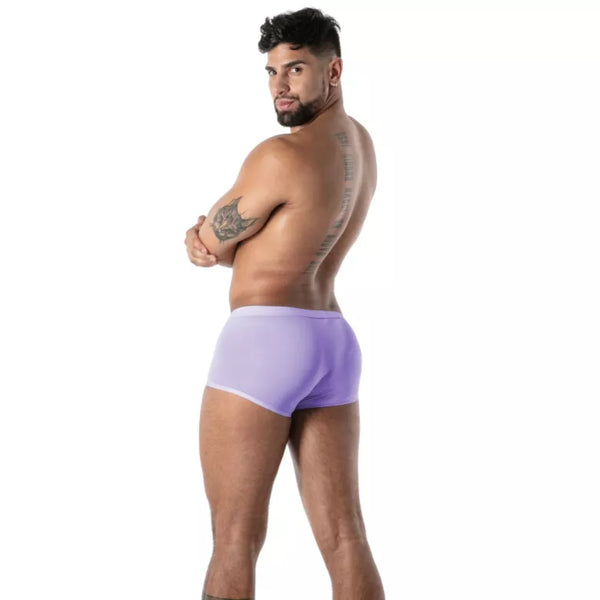 Lila Mon Amour Microfiber Trunk-Boxershorts von TOF Paris – Ansicht 2