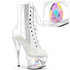 MOON-1021C-DIA - Plateau Stiefeletten - Transparent von Pleaser