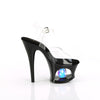 MOON-708DIA - Plateau High Heel Sandaletten - Schwarz Lack von Pleaser – Ansicht 5