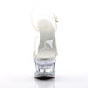 MOON-708DM Plateau Sandaletten klar/transparent von Pleaser – Ansicht 2