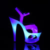 MOON-711MER Plateau Sandaletten Blau von Pleaser – Ansicht 5