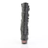 MUERTO-159 Plateau Stiefel Schwarz Matt von DemoniaCult – Ansicht 2
