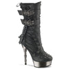 MUERTO-159 Plateau Stiefel Schwarz Matt von DemoniaCult