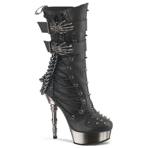 MUERTO-159 Plateau Stiefel Schwarz Matt von DemoniaCult