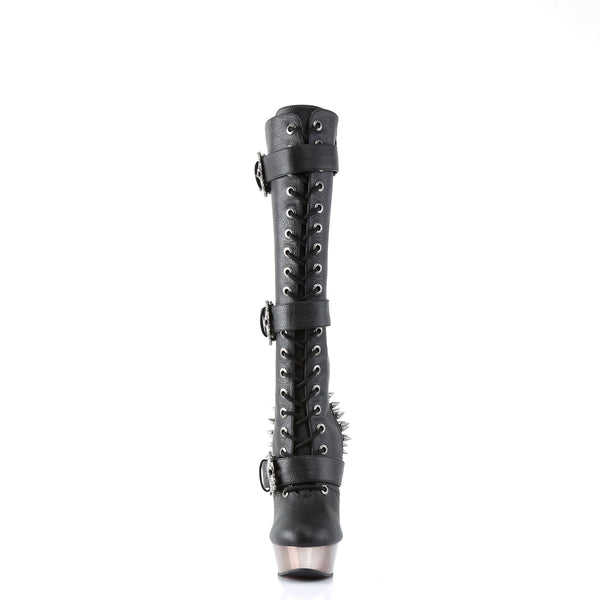 MUERTO-2028 Plateau Stiefel Schwarz von DemoniaCult – Ansicht 2