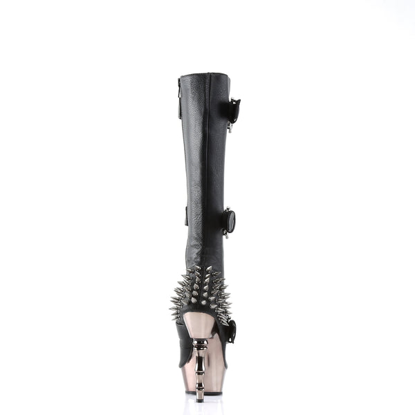 MUERTO-2028 Plateau Stiefel Schwarz von DemoniaCult – Ansicht 4