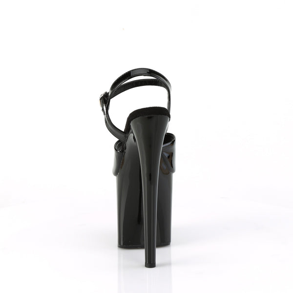 NAUGHTY-809 Plateau Sandaletten - Schwarz von Pleaser – Ansicht 4