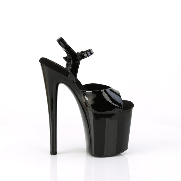 NAUGHTY-809 Plateau Sandaletten - Schwarz von Pleaser – Ansicht 5
