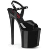 NAUGHTY-809 Plateau Sandaletten - Schwarz von Pleaser