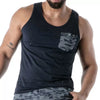 Blaues Tank-Top von TOF Paris – Ansicht 4