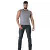 Blaues Sailor Stripe-Tank-Top von TOF Paris – Ansicht 4