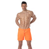 Badeshorts Orange - Neonfarben, Slim Fit mit Reißverschlusstaschen | TOF Paris