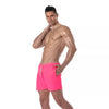 Badeshorts Neon Pink - Leuchtstark, mit Reißverschlusstaschen & Slim Fit | TOF Paris