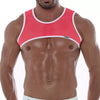 Harness Pink - Neon Mesh, auffälliges Clubwear-Accessoire | TOF Paris
