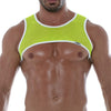 Harness Neon Mesh Gelb - Leuchtend, Atmungsaktiv & Party-Highlight | TOF Paris