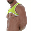 Harness Neon Mesh Gelb - Leuchtend, Atmungsaktiv & Party-Highlight | TOF Paris