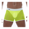 Mesh Shorts Neon Gelb - Leicht, Stretch & Clubwear-Highlight | TOF Paris