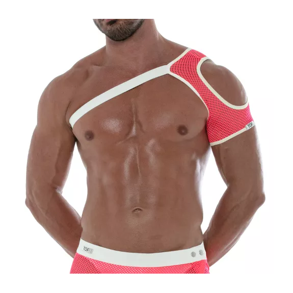 Schulter-Harness Pink - Leicht, Atmungsaktiv & Leuchtendes Mesh | TOF Paris