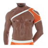 Schulter-Harness Orange mit Neon-Mesh - auffälliger Clubstyle | TOF Paris