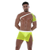 Schulter-Harness Gelb - Neon Mesh, atmungsaktiv & stylisch | TOF Paris