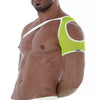 Schulter-Harness Gelb - Neon Mesh, atmungsaktiv & stylisch | TOF Paris