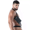 Schwarzes Neoprene Elastic Pocket-Harness von TOF Paris – Ansicht 3