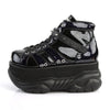 NEPTUNE-100 Plateau Stiefeletten Schwarz von DemoniaCult – Ansicht 3