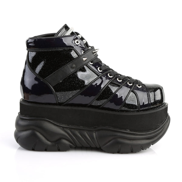 NEPTUNE-100 Plateau Stiefeletten Schwarz von DemoniaCult – Ansicht 5
