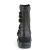 NEPTUNE-210 Plateau Stiefel Matt-Schwarz von DemoniaCult – Ansicht 4