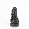 NEPTUNE-68 Plateau Stiefeletten - Schwarz Matt von DemoniaCult – Ansicht 2