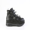 NEPTUNE-68 Plateau Stiefeletten - Schwarz Matt von DemoniaCult – Ansicht 5