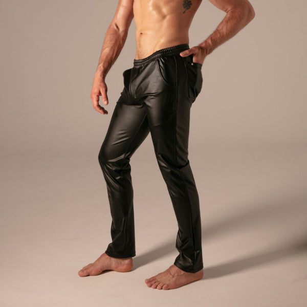 Master Ring-Zip Jogginghose Schwarz von Absolu Male