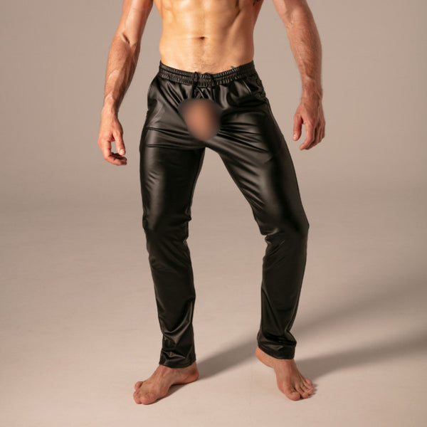 Master Ring-Zip Jogginghose Schwarz von Absolu Male – Ansicht 4