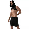 Herren Hoodie Harness - Reflektierende Kante & Komfort aus Baumwolle, Schwarz | TOF Paris