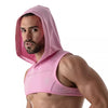 Herren Hoodie Harness - Reflektierende Kante & Komfort aus Baumwolle, Pink | TOF Paris