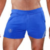 Blaues verführerisches Shorts Modell mit phosphoreszierenden Akzenten von TOF Paris – Ansicht 3