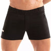 Sportliche Shorts mit Reißverschlusstaschen & Slim Fit, Schwarz | TOF Paris
