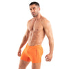 Herren Shorts Orange - Slim Fit mit Reißverschlusstaschen & Logo | TOF Paris