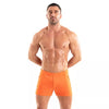 Herren Shorts Orange - Slim Fit mit Reißverschlusstaschen & Logo | TOF Paris