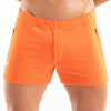 Herren Shorts Orange - Slim Fit mit Reißverschlusstaschen & Logo | TOF Paris