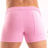 Shorts Pink Slim Fit mit Reißverschlusstaschen - Sportlich & Sexy | TOF Paris
