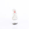 PASSION-701 - Plateau High Heel Pantoletten - Transparent von Pleaser – Ansicht 2