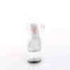 PASSION-708 Plateau Sandaletten - Transparent von Pleaser – Ansicht 2