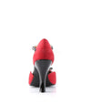 SMITTEN-10 Pumps Rot/Schwarz | Pin Up Couture SALE